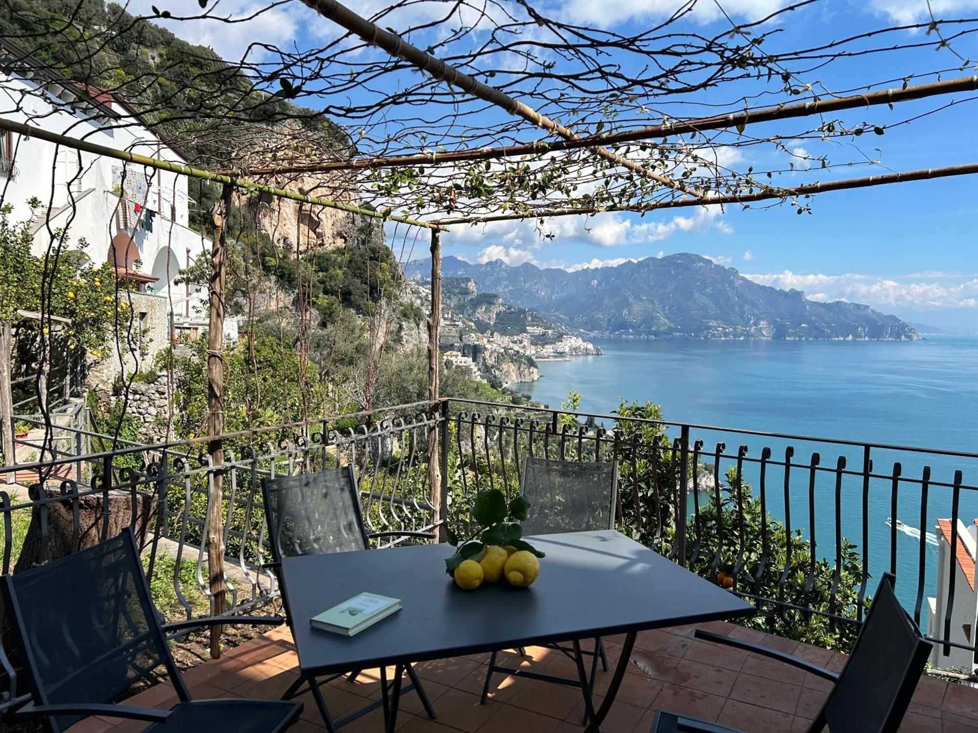 Amalfi 51 Con Vista Mare, Giardino E Terrazze Villa Conca dei Marini Exterior photo